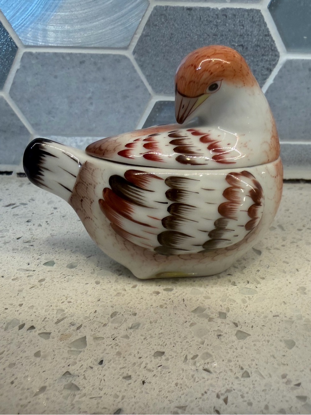 SALE TODAY 8/10/26! Rare Vintage Herend Bird. Stamped. Prestine.